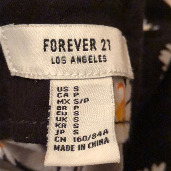 Forever 21 overall suspender denim mini dress - Picture 3 of 3